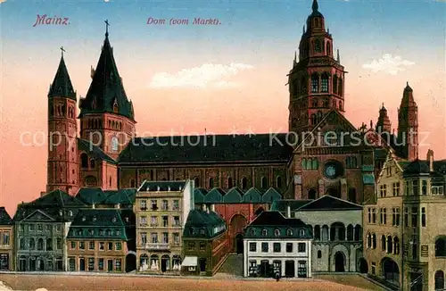 AK / Ansichtskarte Mainz_Rhein Dom Mainz Rhein