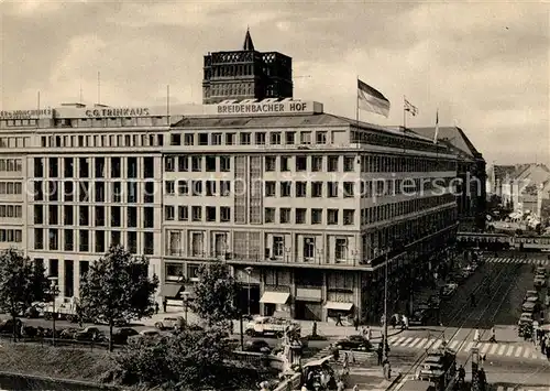 AK / Ansichtskarte Duesseldorf Corneliusplatz mit Breidenbacher Hof Duesseldorf