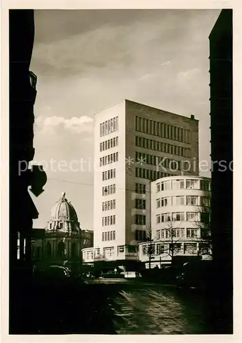 AK / Ansichtskarte Essen_Ruhr Kapuzinergasse mit Deutschlandhaus Essen_Ruhr