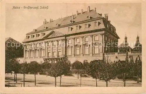 AK / Ansichtskarte Mainz_Rhein Grossherzogliches Schloss Mainz Rhein