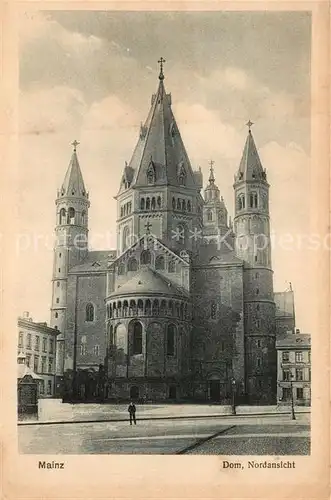 AK / Ansichtskarte Mainz_Rhein Dom Nordansicht Mainz Rhein