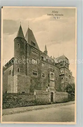 AK / Ansichtskarte Alzey Schloss Nordseite Alzey