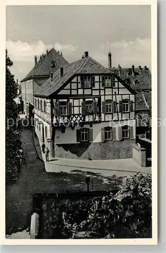 AK / Ansichtskarte Alzey Schlossgasse Fachwerkhaus Alzey