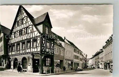 AK / Ansichtskarte Alzey Deutsches Haus Fachwerkhaus am Fischmarkt Alzey