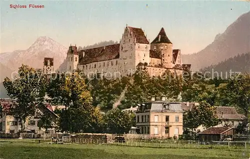 AK / Ansichtskarte Fuessen_Allgaeu Schloss Fuessen Allgaeu