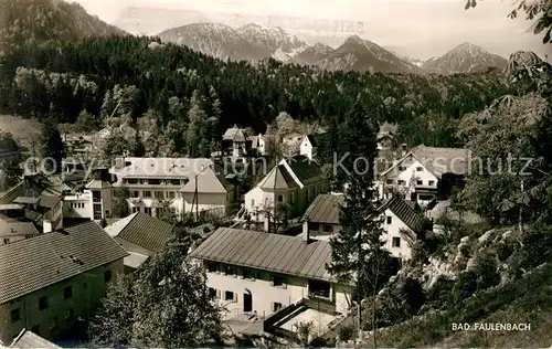 AK / Ansichtskarte Bad_Faulenbach mit Schlicke Vilser Kegel Rossberg Bad_Faulenbach