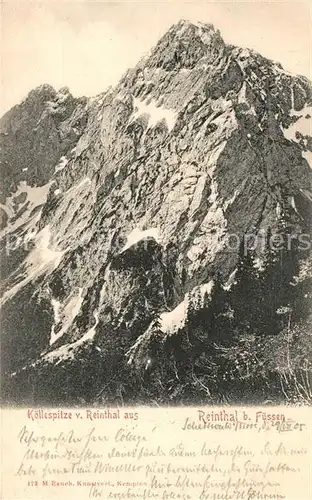 AK / Ansichtskarte Fuessen_Allgaeu Koellespitze Fuessen Allgaeu