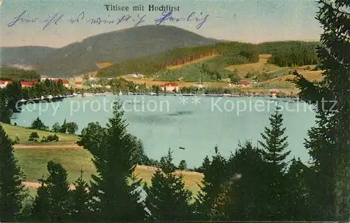 AK / Ansichtskarte Titisee mit Hochfirst Titisee