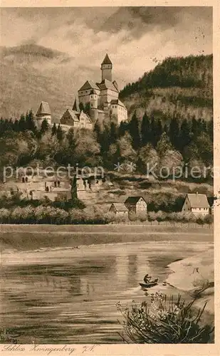 AK / Ansichtskarte Zwingenberg_Neckar Schloss Zwingenberg Neckar