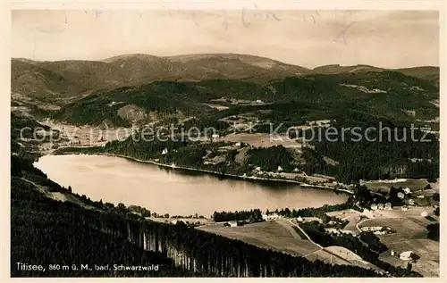 AK / Ansichtskarte Titisee Panorama Titisee