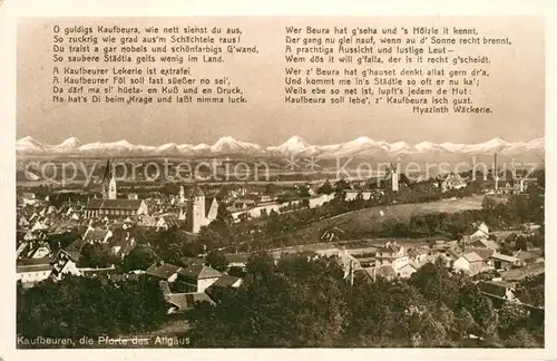 AK / Ansichtskarte Kaufbeuren Panorama Kaufbeuren