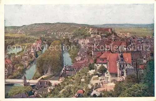 AK / Ansichtskarte Tuebingen Panorama Neckarpartie Tuebingen