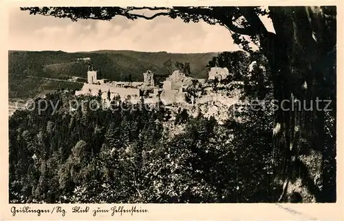 AK / Ansichtskarte Geislingen_Steige Blick zum Helfenstein Geislingen_Steige