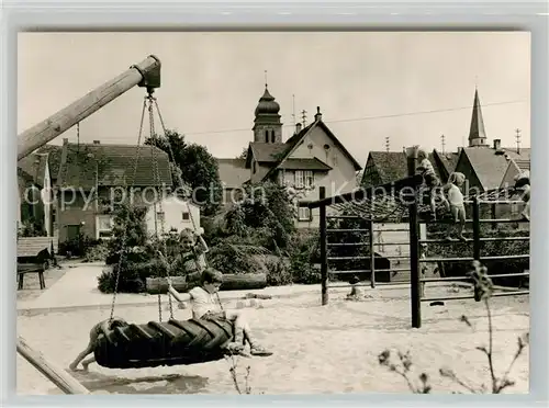 AK / Ansichtskarte Ober Floersheim Kinderspielplatz Kindergarten der Ev. Kirchengemeinde Ober Floersheim