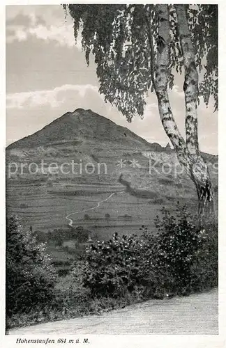 AK / Ansichtskarte Goeppingen Landschaftspanorama Hohenstaufen Birke Goeppingen