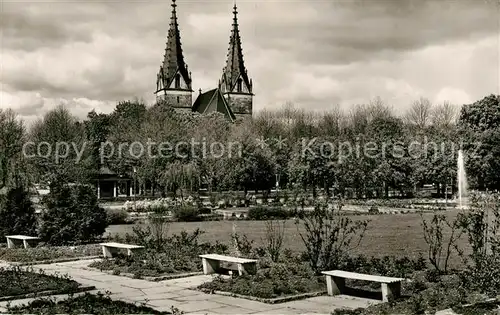 AK / Ansichtskarte Goeppingen Park Oberhofenkirche Goeppingen