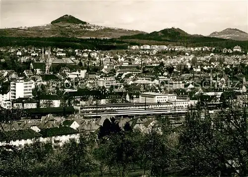 AK / Ansichtskarte Goeppingen Stadtpanorama mit Hohenstaufen und Hohenrechberg Goeppingen