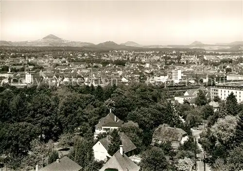 AK / Ansichtskarte Goeppingen Panorama mit den Kaiserbergen Hohenstaufen Hohenrechberg Stuifen Goeppingen