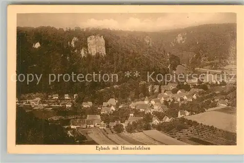 AK / Ansichtskarte Eybach_Geislingen_Steige Panorama mit Himmelsfelsen Schwaebische Alb Eybach_Geislingen_Steige