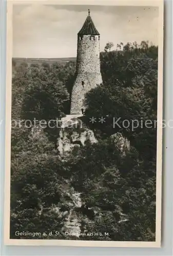 AK / Ansichtskarte Geislingen_Steige oedenturm Geislingen_Steige