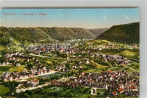 AK / Ansichtskarte Altenstadt_Geislingen_Steige Panorama Schwaebische Alb Altenstadt_Geislingen