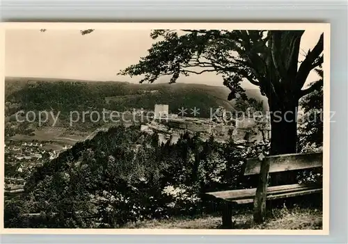 AK / Ansichtskarte Geislingen_Steige Burgruine Helfenstein Schwaebische Alb Geislingen_Steige