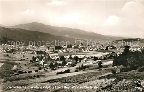 AK / Ansichtskarte Lam_Oberpfalz Wald mit Riedelstein Lam_Oberpfalz