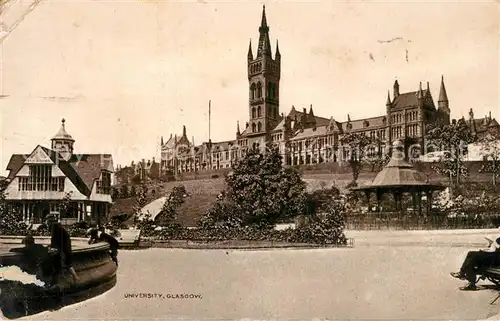 AK / Ansichtskarte Glasgow University Glasgow