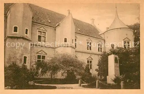 AK / Ansichtskarte Lindenborg Schloss Denkmal Lindenborg