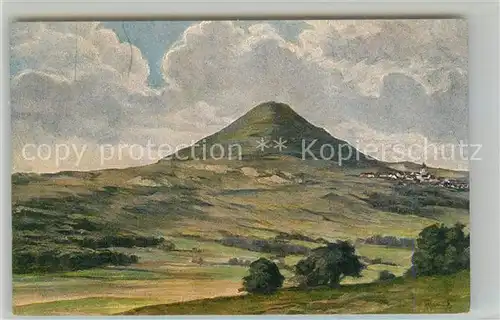 AK / Ansichtskarte Hohenstaufen F. Hummel Kuenstlerkarte Schwaebische Alb Serie III Blatt 14 Hohenstaufen