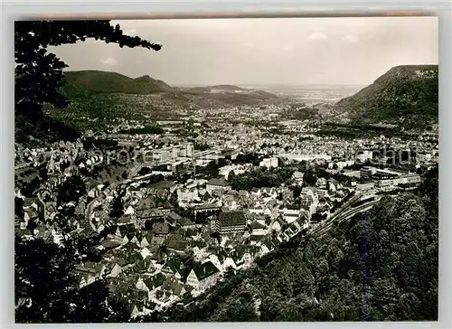 AK / Ansichtskarte Geislingen_Steige Panorama Blick ins Tal Schwaebische Alb Geislingen_Steige