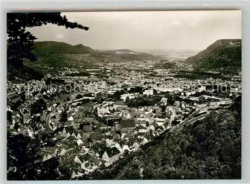 AK / Ansichtskarte Geislingen_Steige Panorama Blick ins Tal Schwaebische Alb Geislingen_Steige