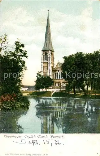 AK / Ansichtskarte Copenhagen_Kobenhavn English Church  Copenhagen Kobenhavn