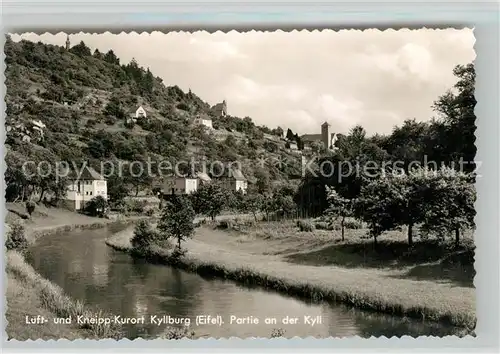 AK / Ansichtskarte Kyllburg_Rheinland Pfalz Partie an der Kyll Luft  und Kneippkurort Kyllburg_Rheinland Pfalz