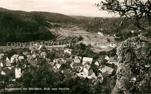 AK / Ansichtskarte Muggendorf_Fraenkische_Schweiz Panorama vom Pavillon Muggendorf_Fraenkische