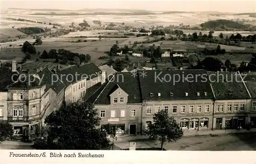 AK / Ansichtskarte Frauenstein_Sachsen Panorama Blick nach Reichenau Frauenstein_Sachsen