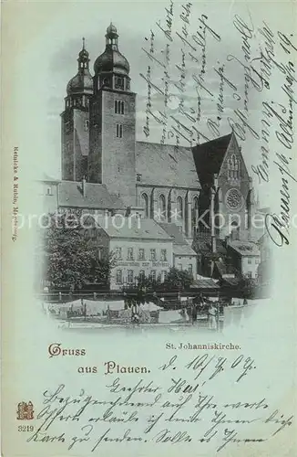 AK / Ansichtskarte Plauen_Vogtland Johanniskirche Plauen_Vogtland