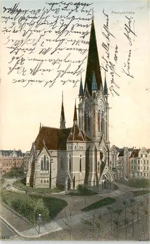 AK / Ansichtskarte Plauen_Vogtland Pauluskirche Plauen_Vogtland