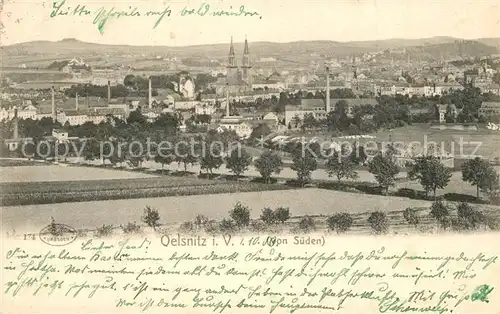 AK / Ansichtskarte Oelsnitz_Vogtland Panorama Oelsnitz_Vogtland