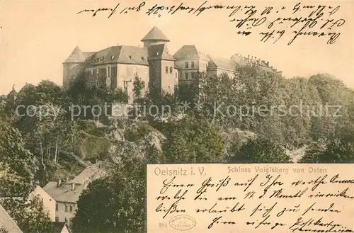 AK / Ansichtskarte Oelsnitz_Vogtland Schloss Voigtsberg  Oelsnitz_Vogtland