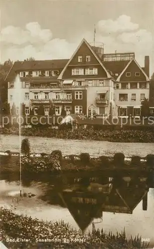 AK / Ansichtskarte Bad_Elster Sanatorium Koehler Bad_Elster