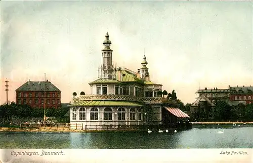 AK / Ansichtskarte Kobenhavn Lake Pavilion Kobenhavn