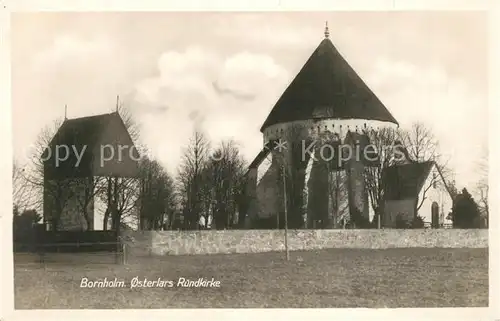 AK / Ansichtskarte Bornholm Osterlars Rundkirke Bornholm