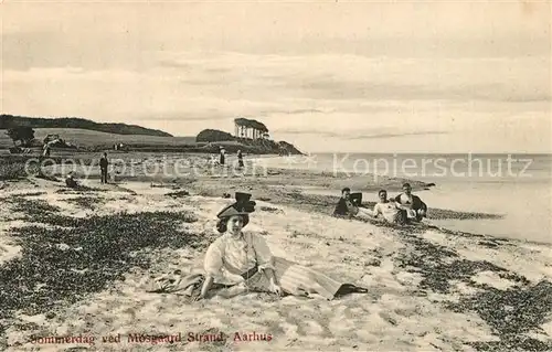 AK / Ansichtskarte Aarhus Sommerdag ved Mosgaard Strand Aarhus