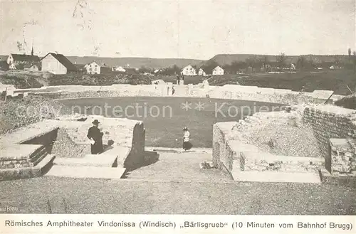 AK / Ansichtskarte Vindonissa_Brugg Roemisches Amphitheater Vindonissa Brugg