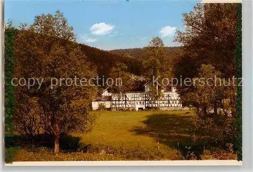 AK / Ansichtskarte Banfe Muehle Fachwerkhaus Banfe