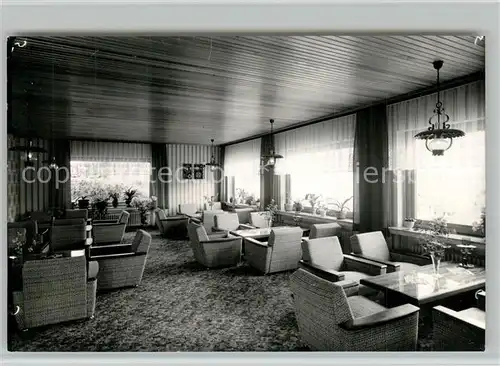 AK / Ansichtskarte Bad_Berleburg Parkhotel Aufenthaltsraum Bad_Berleburg