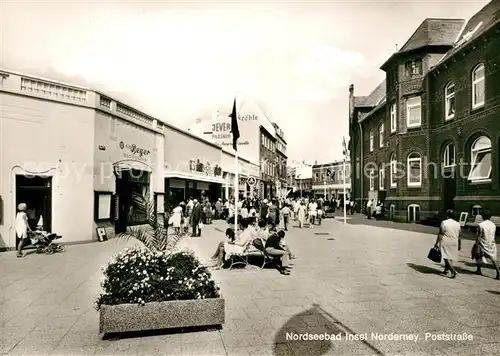 AK / Ansichtskarte Norderney_Nordseebad Poststrasse Norderney_Nordseebad