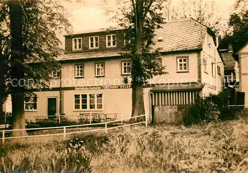 AK / Ansichtskarte Jaegerhaus_Bermsgruen Betriebsferienheim Forsthaus Mylau Jaegerhaus Bermsgruen