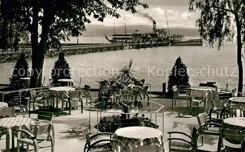 AK / Ansichtskarte Konstanz_Bodensee Hotel Schiff Gasthaus Faehrhaus am See Konstanz_Bodensee